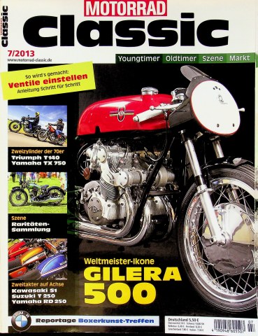 Deckblatt Motorrad Classic (07/2013)